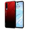 Cadorabo Hülle für Huawei P30 Schutz Hülle in Schwarz Handyhülle TPU Etui Cover Case Tempered Glas