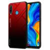 Cadorabo Hülle für Huawei P30 LITE Schutz Hülle in Schwarz Handyhülle TPU Etui Cover Case Tempered Glas