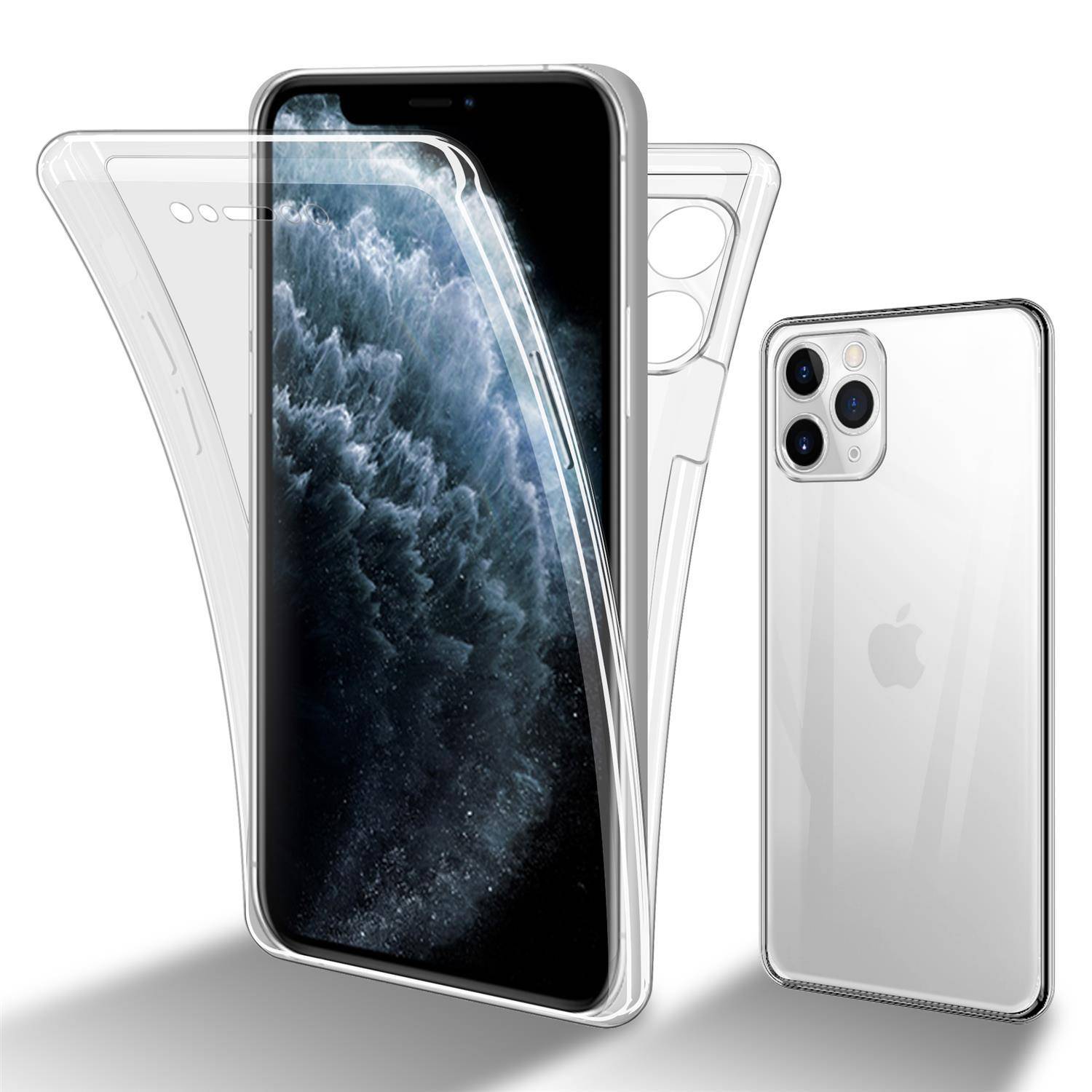 Cadorabo Schutzhülle für Apple iPhone 11 PRO MAX Hülle in natur 360° Etui Full Body Handyhülle Cover Case-0