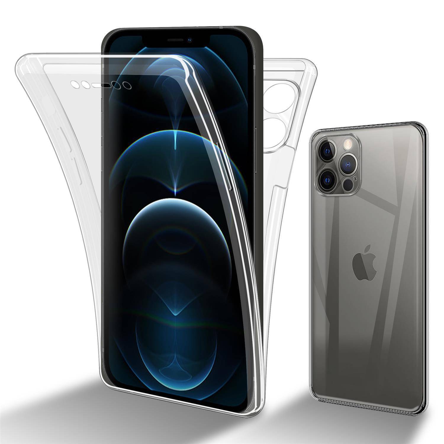 Cadorabo Schutzhülle für Apple iPhone 13 Hülle in Transparent 360° Etui Full Body Handyhülle Cover Case-0