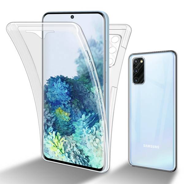 Cadorabo Schutzhülle für Samsung Galaxy S20 FE Hülle in natur 360° Etui Full Body Handyhülle Cover Case