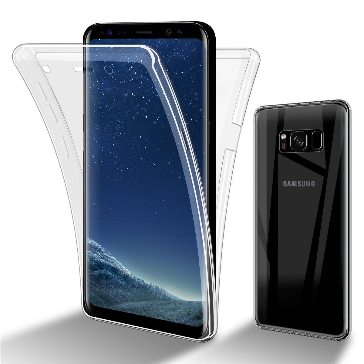 Cadorabo Schutzhülle für Samsung Galaxy S8 Hülle in natur 360° Etui Full Body Handyhülle Cover Case-0