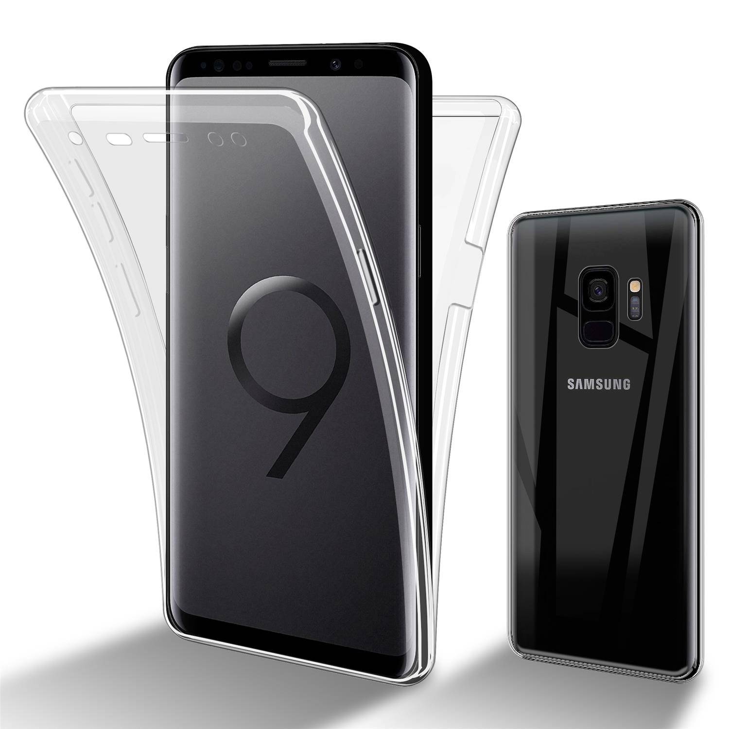 Cadorabo Schutzhülle für Samsung Galaxy S9 Hülle in natur 360° Etui Full Body Handyhülle Cover Case-0