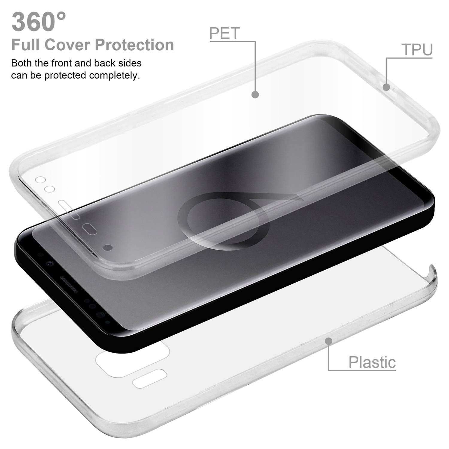 Cadorabo Schutzhülle für Samsung Galaxy S9 Hülle in natur 360° Etui Full Body Handyhülle Cover Case-2