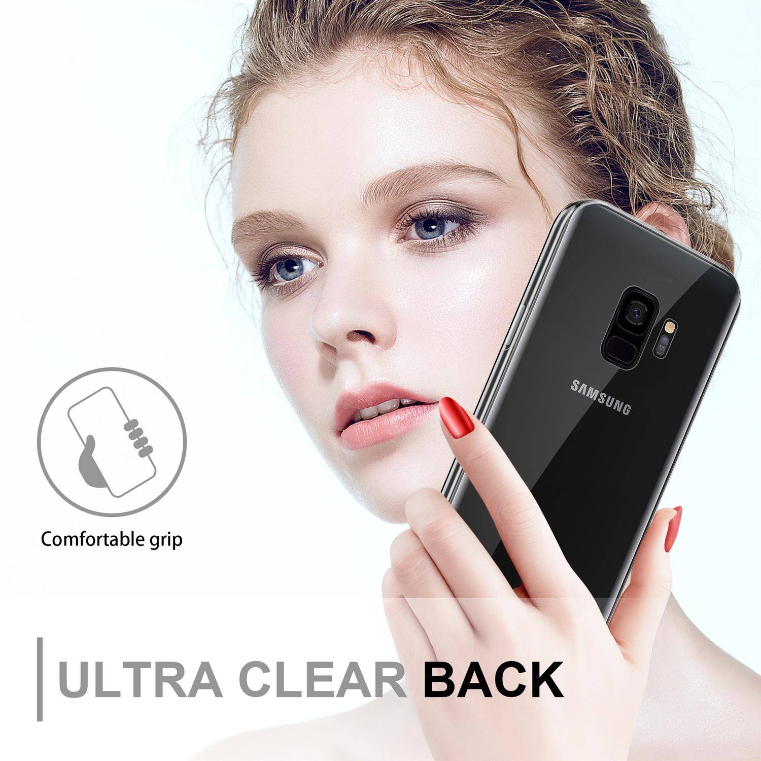 Cadorabo Schutzhülle für Samsung Galaxy S9 Hülle in natur 360° Etui Full Body Handyhülle Cover Case-3
