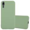 Cadorabo Hülle für Huawei P20 PRO / P20 PLUS Schutzhülle in Grün Handyhülle TPU Silikon Etui Case Cover