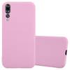 Cadorabo Hülle für Huawei P20 PRO / P20 PLUS Schutzhülle in Rosa Handyhülle TPU Silikon Etui Case Cover