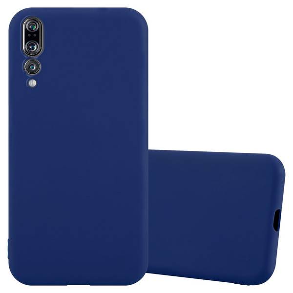 Cadorabo Hülle für Huawei P20 PRO / P20 PLUS Schutzhülle in Blau Handyhülle TPU Silikon Etui Case Cover