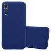Cadorabo Hülle für Huawei P20 PRO / P20 PLUS Schutzhülle in Blau Handyhülle TPU Silikon Etui Case Cover