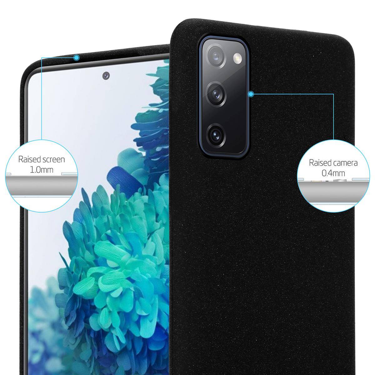 Cadorabo Schutzhülle für Samsung Galaxy S20 FE Hülle in Schwarz Handyhülle TPU Etui Cover Case-1