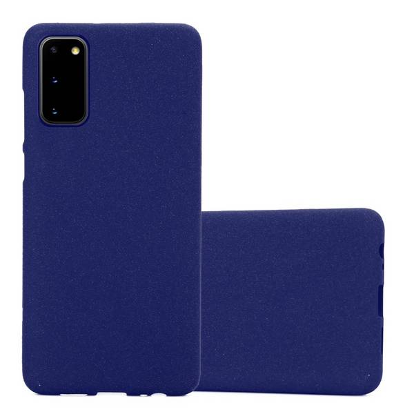 Cadorabo Schutzhülle für Samsung Galaxy S20 Hülle in Blau Handyhülle TPU Etui Cover Case