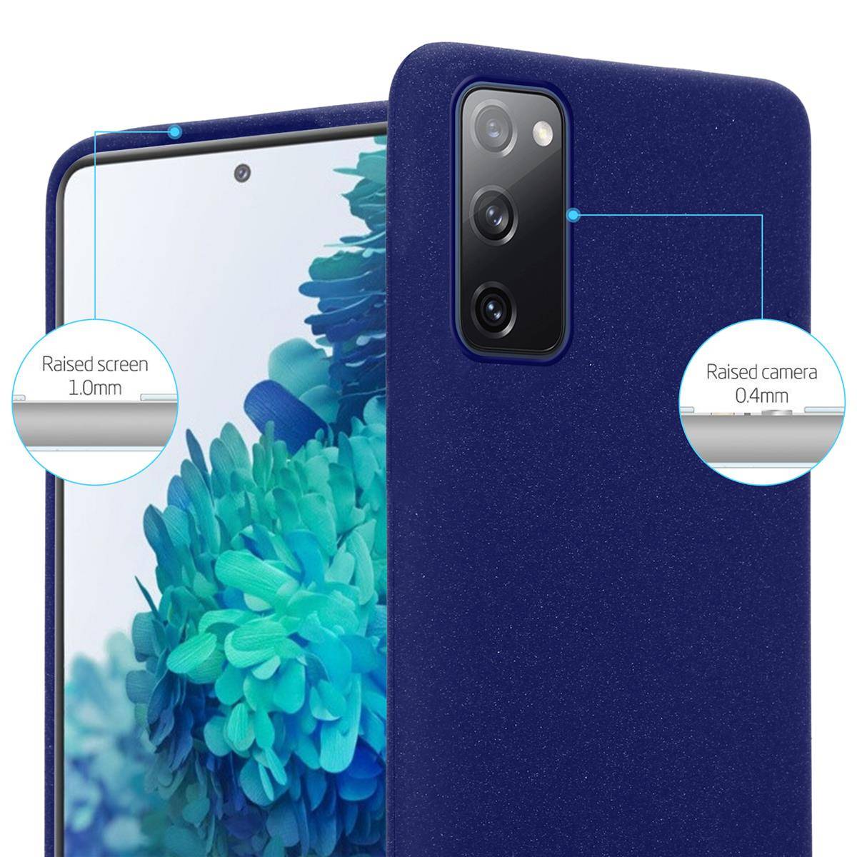 Cadorabo Schutzhülle für Samsung Galaxy S20 FE Hülle in Blau Handyhülle TPU Etui Cover Case-1