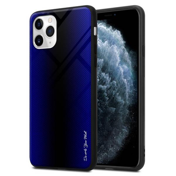 Cadorabo Hülle für Apple iPhone 11 PRO Schutz Hülle in Lila Handyhülle TPU Etui Cover Case Tempered Glas