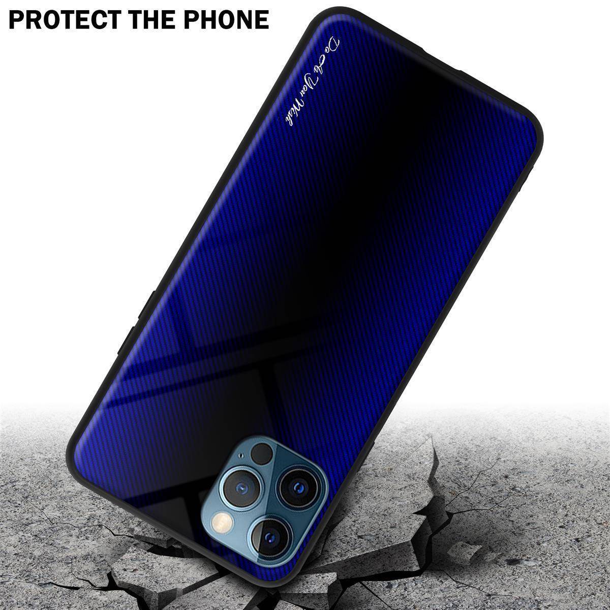 Cadorabo Hülle für Apple iPhone 13 Schutz Hülle in Lila Handyhülle TPU Etui Cover Case Tempered Glas-2