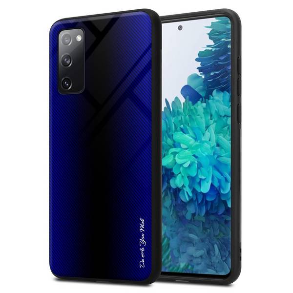 Cadorabo Hülle für Samsung Galaxy S20 FE Schutz Hülle in Lila Handyhülle TPU Etui Cover Case Tempered Glas