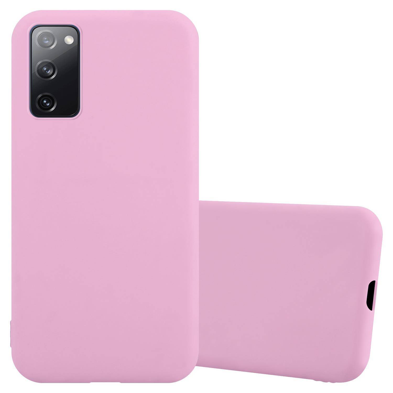 Cadorabo Hülle für Samsung Galaxy S20 FE Schutzhülle in Rosa Handyhülle TPU Silikon Etui Case Cover-0
