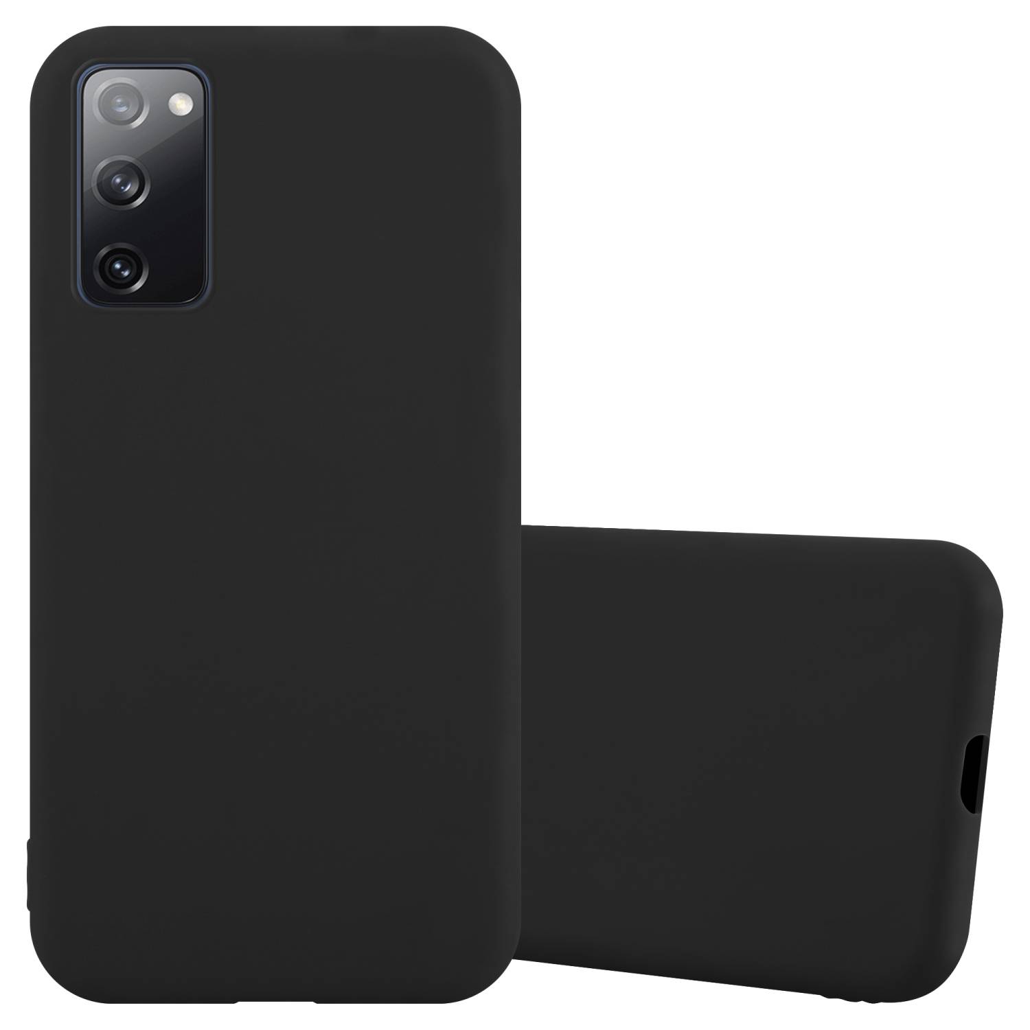 Cadorabo Hülle für Samsung Galaxy S20 FE Schutzhülle in Schwarz Handyhülle TPU Silikon Etui Case Cover-0