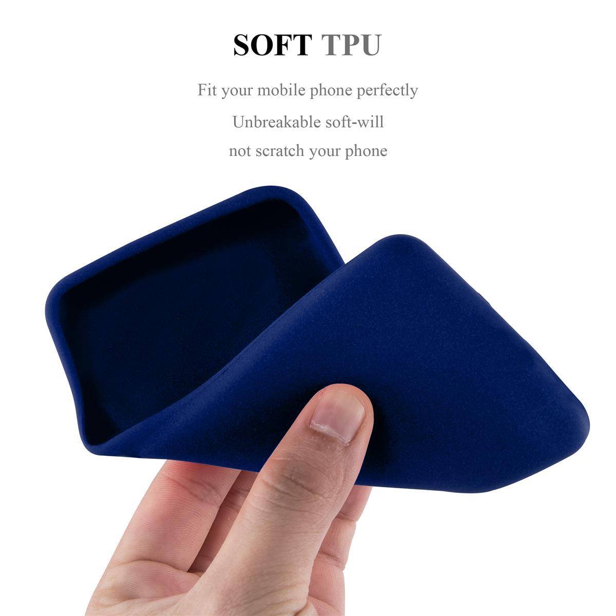 Cadorabo Hülle für Samsung Galaxy S20 FE Schutzhülle in Blau Handyhülle TPU Silikon Etui Case Cover-3