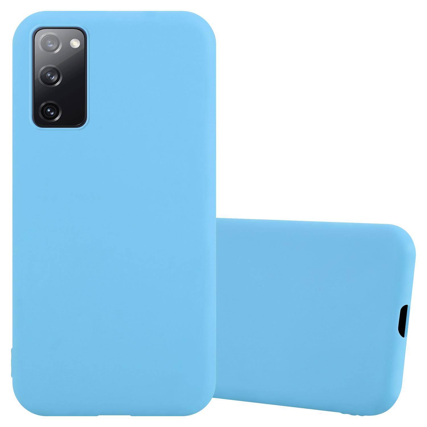 Cadorabo Hülle für Samsung Galaxy S20 FE Schutzhülle in Blau Handyhülle TPU Silikon Etui Case Cover-0