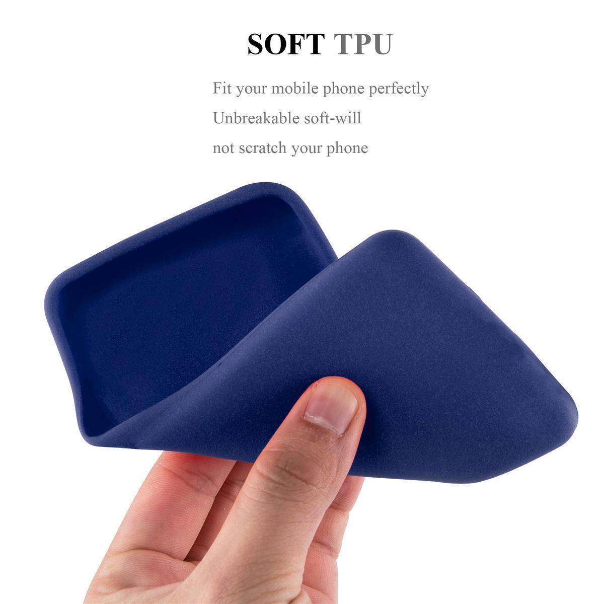 Cadorabo Schutzhülle für Samsung Galaxy S20 FE Hülle in Blau Handyhülle TPU Etui Cover Case-3