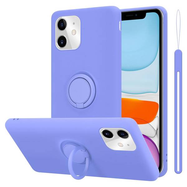 Cadorabo Hülle für Apple iPhone 11 Schutz Hülle in Lila Handyhülle TPU Etui Case Cover