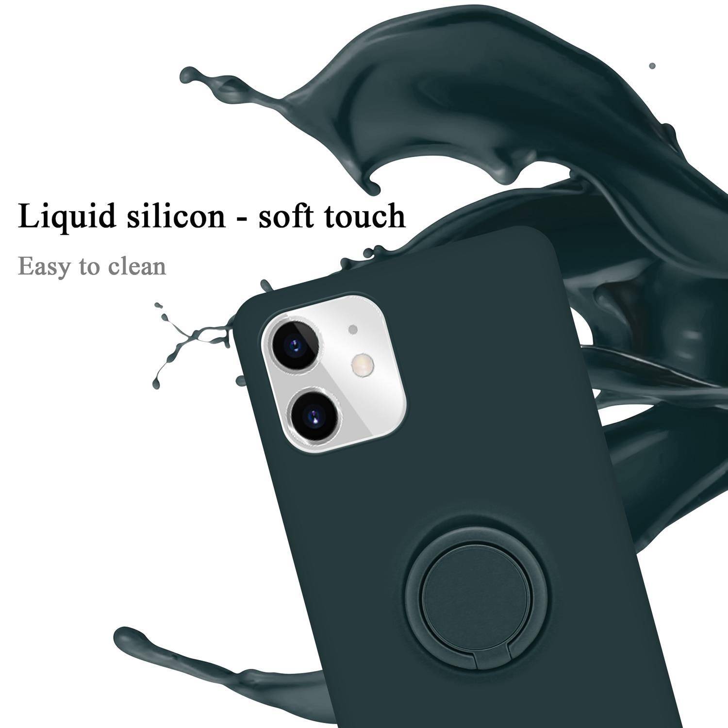 Cadorabo Hülle für Apple iPhone 11 Schutz Hülle in Grün Handyhülle TPU Etui Case Cover-2