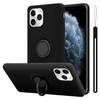 Cadorabo Hülle für Apple iPhone 11 PRO MAX Schutz Hülle in Schwarz Handyhülle TPU Etui Case Cover