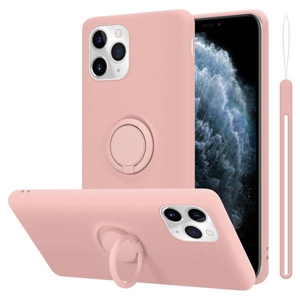 Cadorabo Hülle für Apple iPhone 11 PRO MAX Schutz Hülle in Rosa Handyhülle TPU Etui Case Cover