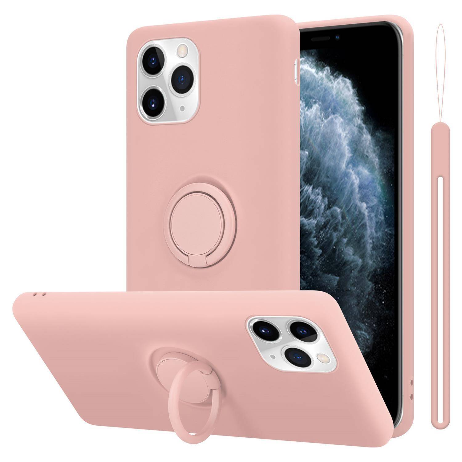 Cadorabo Hülle für Apple iPhone 11 PRO MAX Schutz Hülle in Rosa Handyhülle TPU Etui Case Cover-0