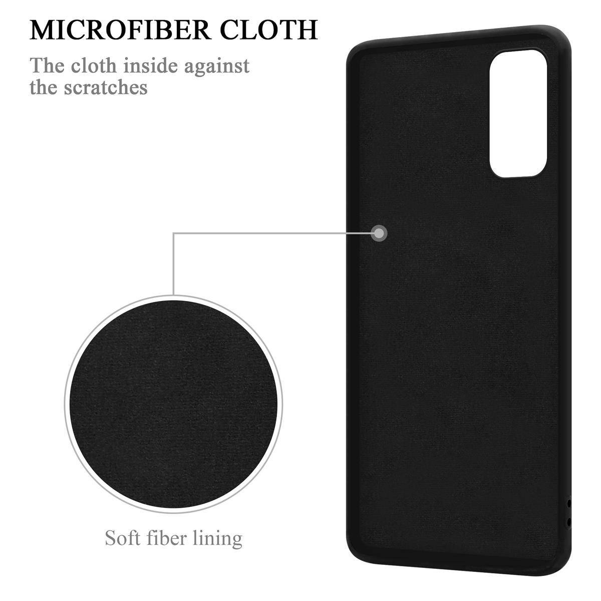 Cadorabo Hülle für Samsung Galaxy S20 Schutz Hülle in Schwarz Handyhülle TPU Etui Case Cover-3