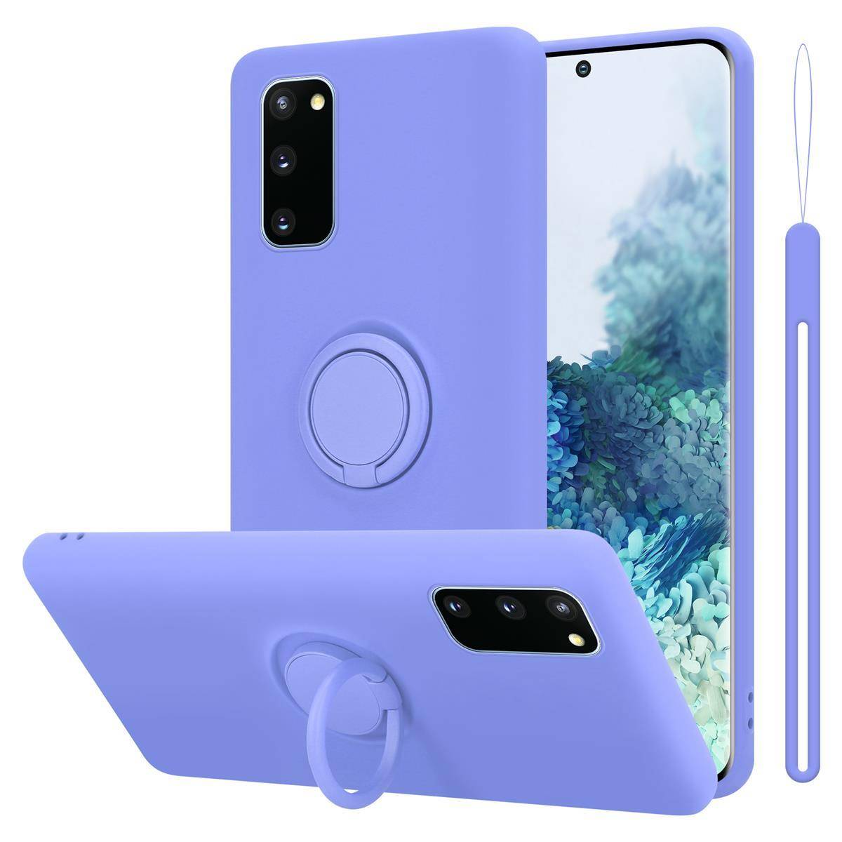 Cadorabo Hülle für Samsung Galaxy S20 FE Schutz Hülle in Lila Handyhülle TPU Etui Case Cover-0