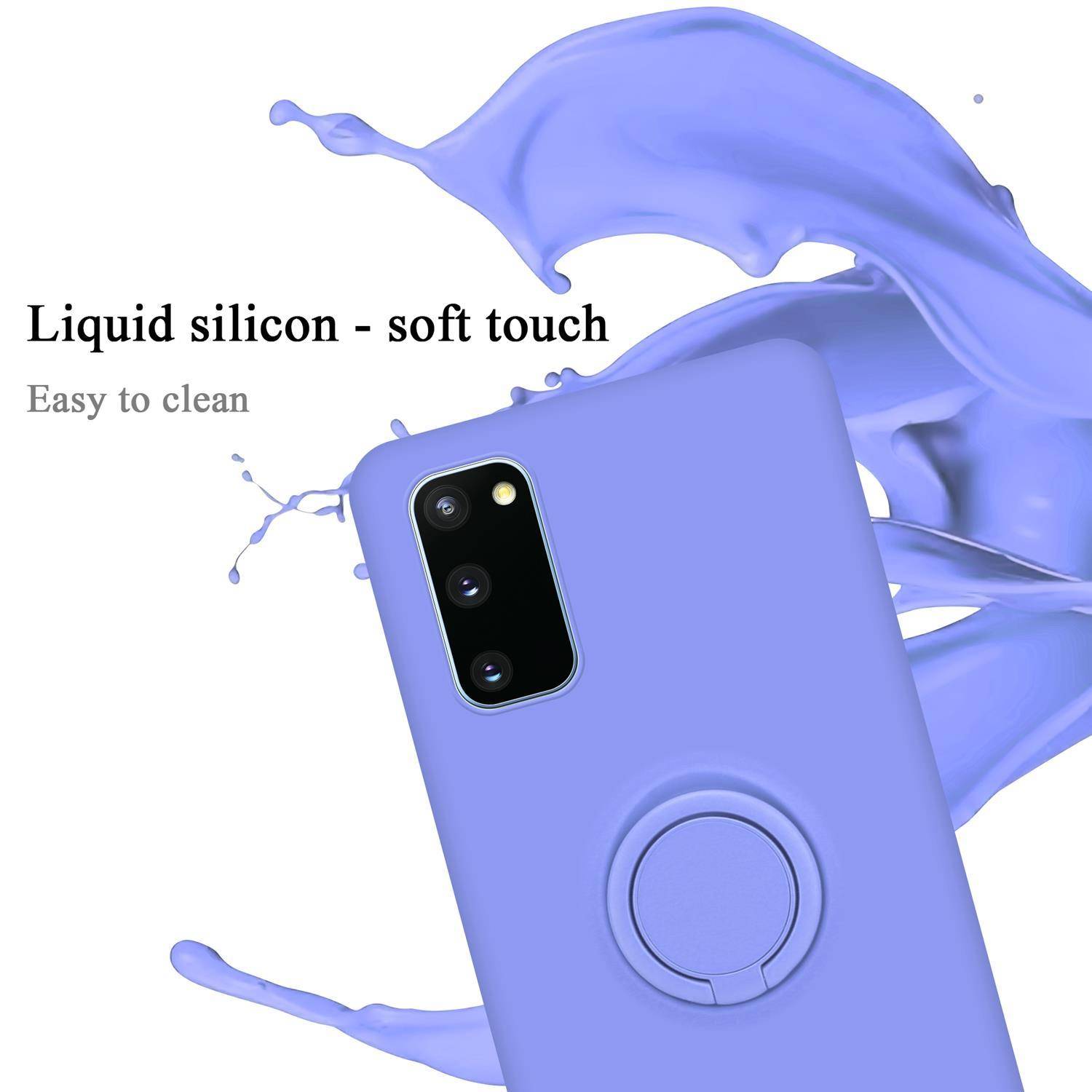 Cadorabo Hülle für Samsung Galaxy S20 FE Schutz Hülle in Lila Handyhülle TPU Etui Case Cover-2