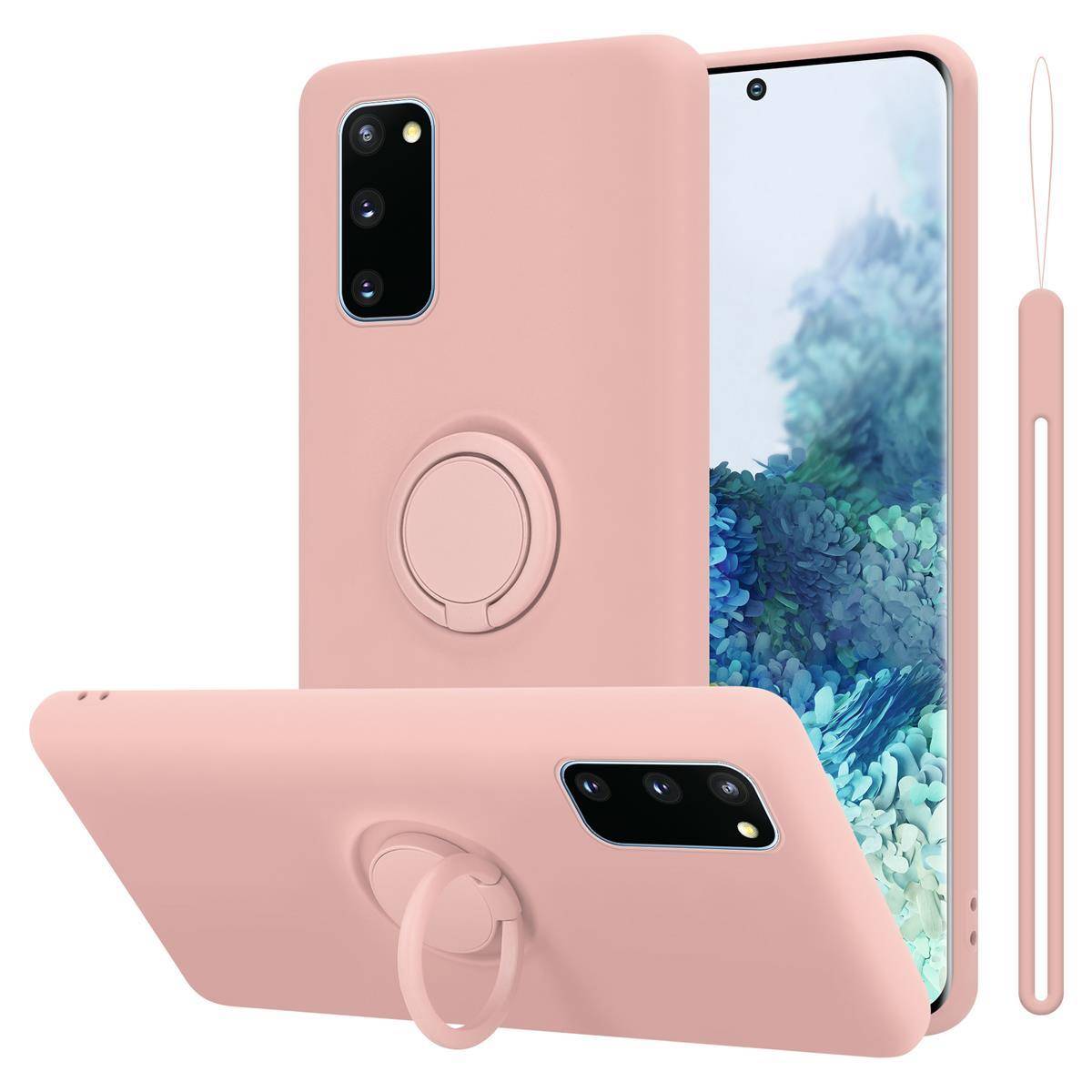 Cadorabo Hülle für Samsung Galaxy S20 FE Schutz Hülle in Rosa Handyhülle TPU Etui Case Cover-0