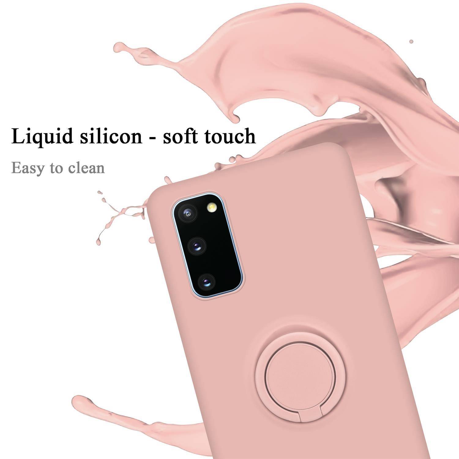 Cadorabo Hülle für Samsung Galaxy S20 FE Schutz Hülle in Rosa Handyhülle TPU Etui Case Cover-2