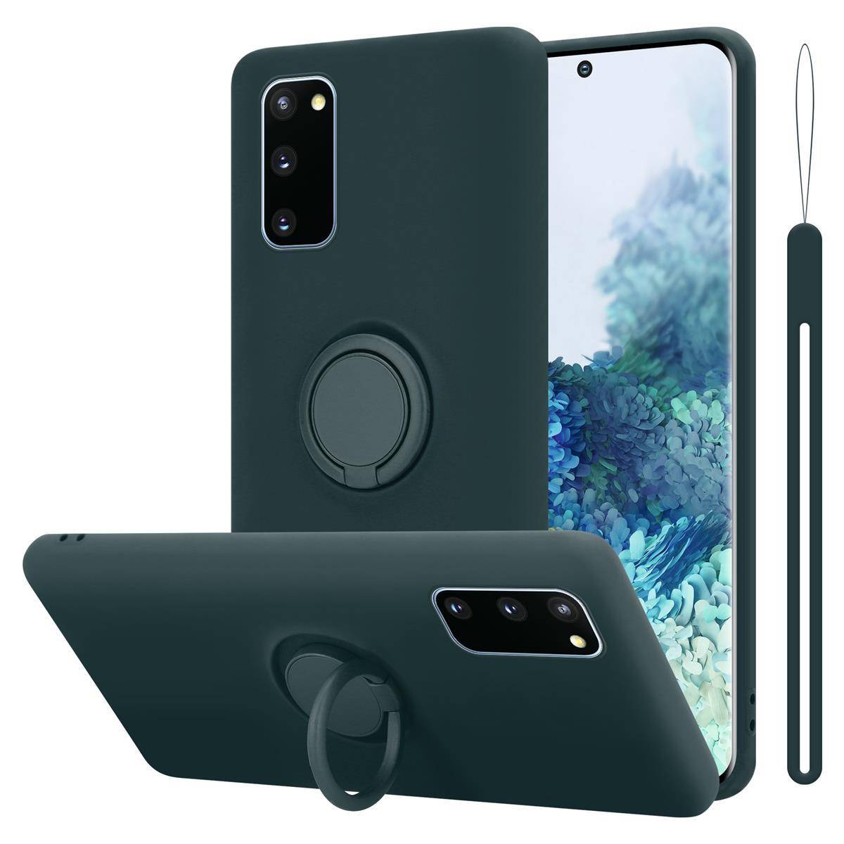 Cadorabo Hülle für Samsung Galaxy S20 FE Schutz Hülle in Grün Handyhülle TPU Etui Case Cover-0