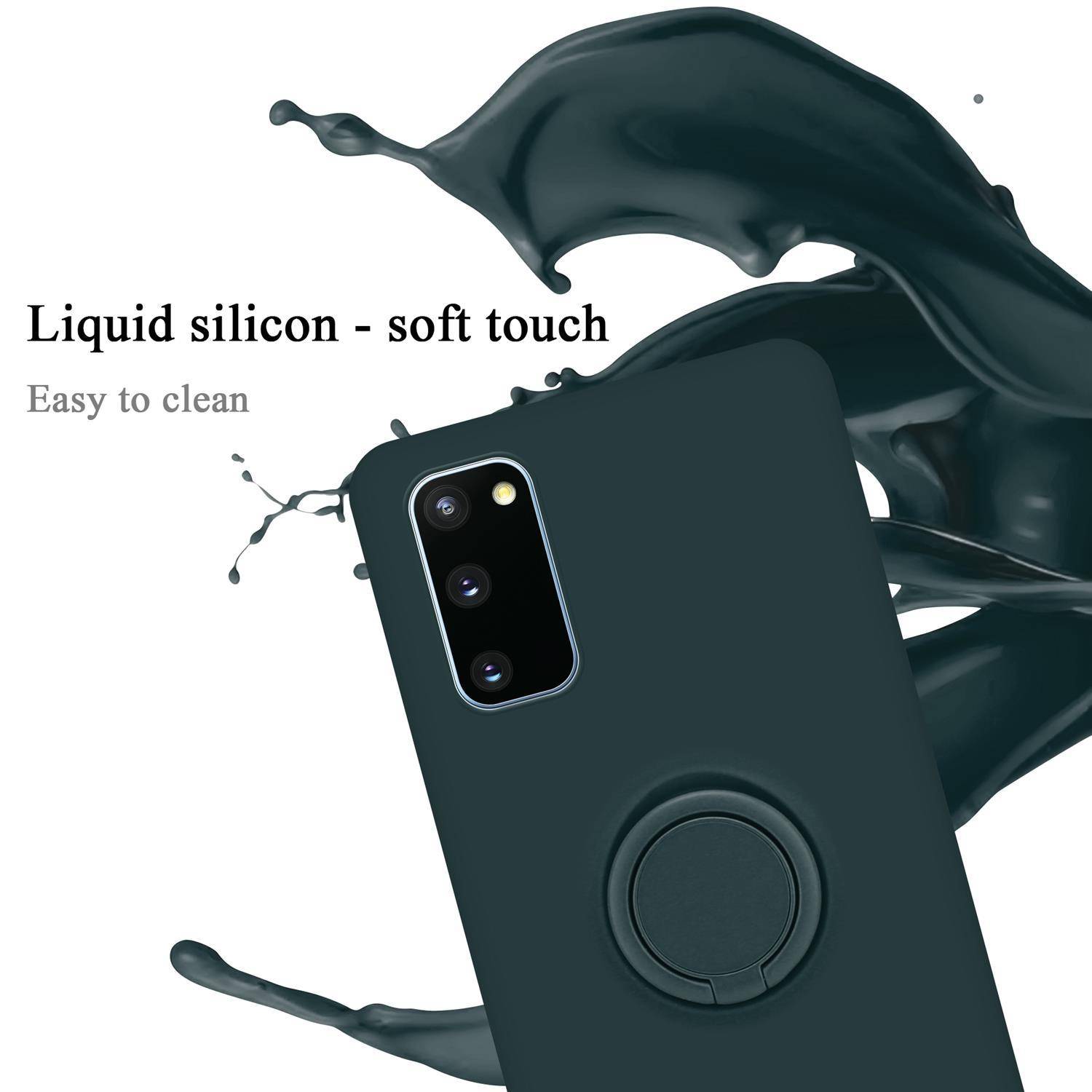 Cadorabo Hülle für Samsung Galaxy S20 FE Schutz Hülle in Grün Handyhülle TPU Etui Case Cover-2