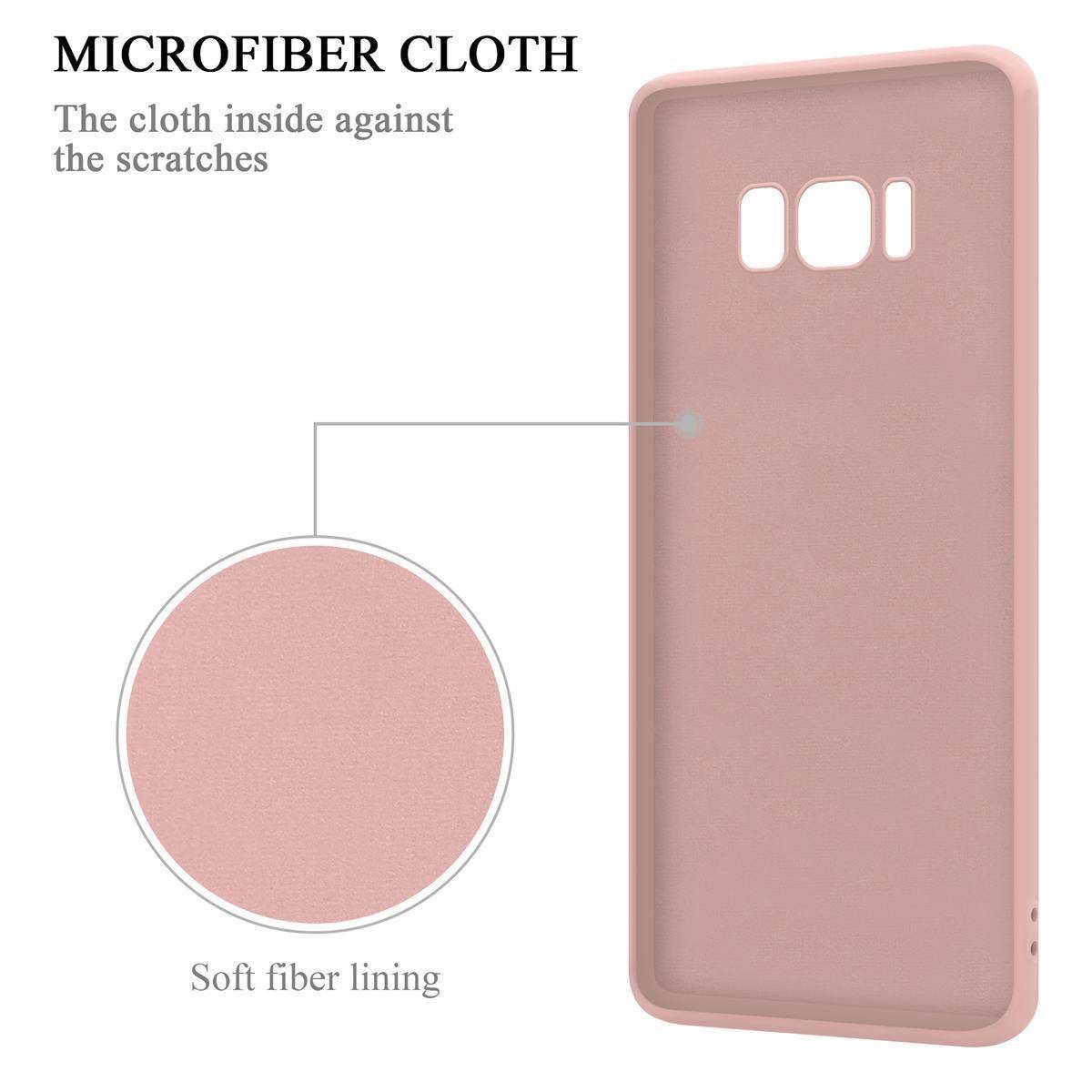 Cadorabo Hülle für Samsung Galaxy S8 Schutz Hülle in Rosa Handyhülle TPU Etui Case Cover-4