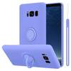 Cadorabo Hülle für Samsung Galaxy S8 Schutz Hülle in Lila Handyhülle TPU Etui Case Cover