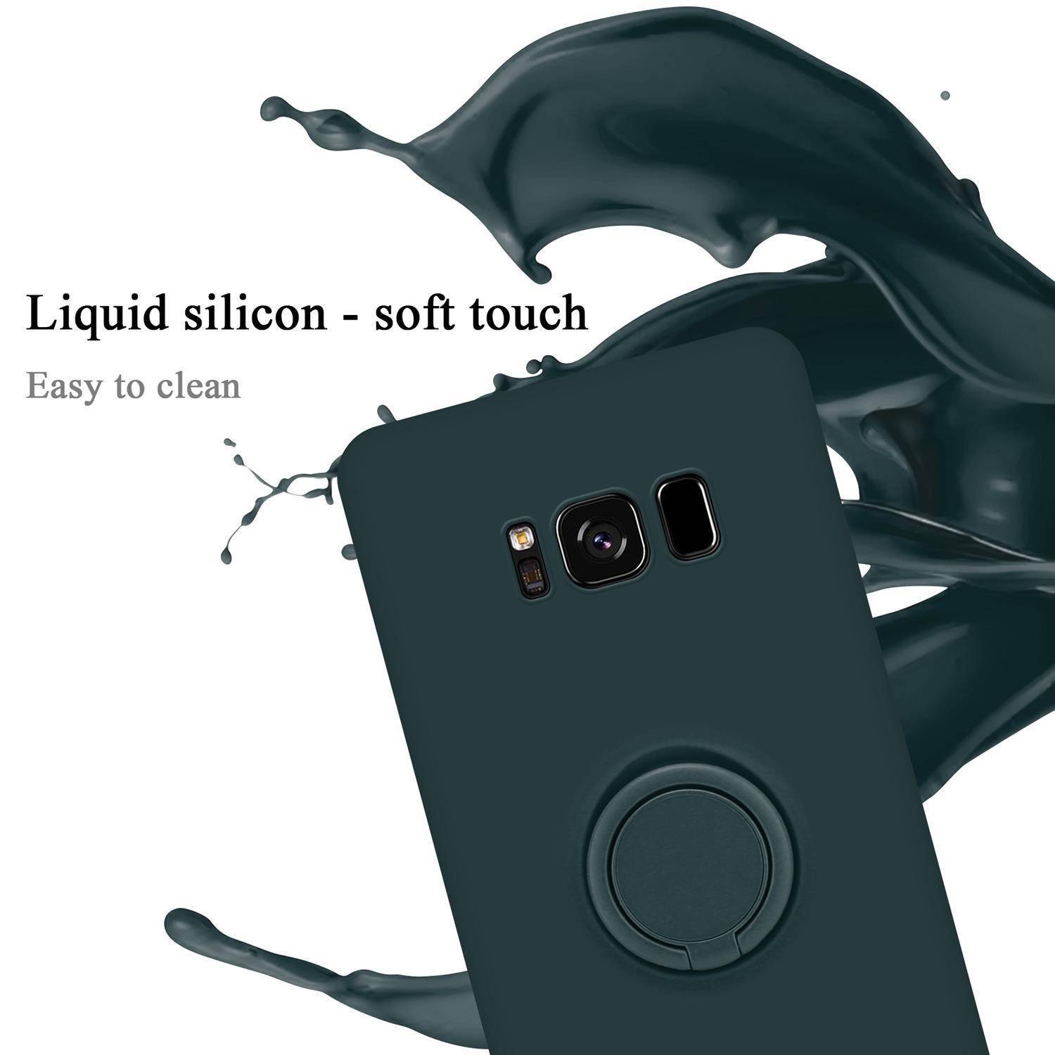 Cadorabo Hülle für Samsung Galaxy S8 Schutz Hülle in Grün Handyhülle TPU Etui Case Cover-2