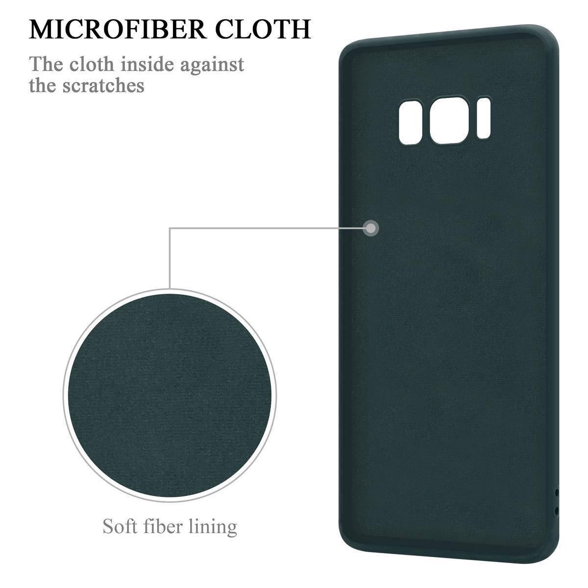 Cadorabo Hülle für Samsung Galaxy S8 Schutz Hülle in Grün Handyhülle TPU Etui Case Cover-4