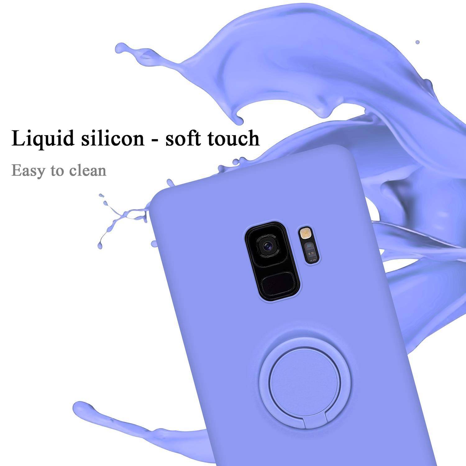 Cadorabo Hülle für Samsung Galaxy S9 Schutz Hülle in Lila Handyhülle TPU Etui Case Cover-2