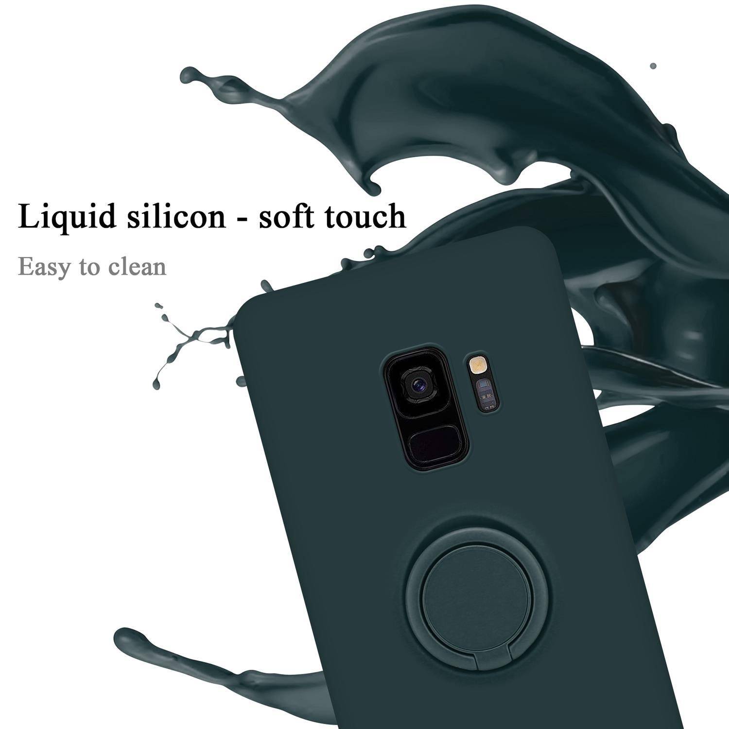 Cadorabo Hülle für Samsung Galaxy S9 Schutz Hülle in Grün Handyhülle TPU Etui Case Cover-2