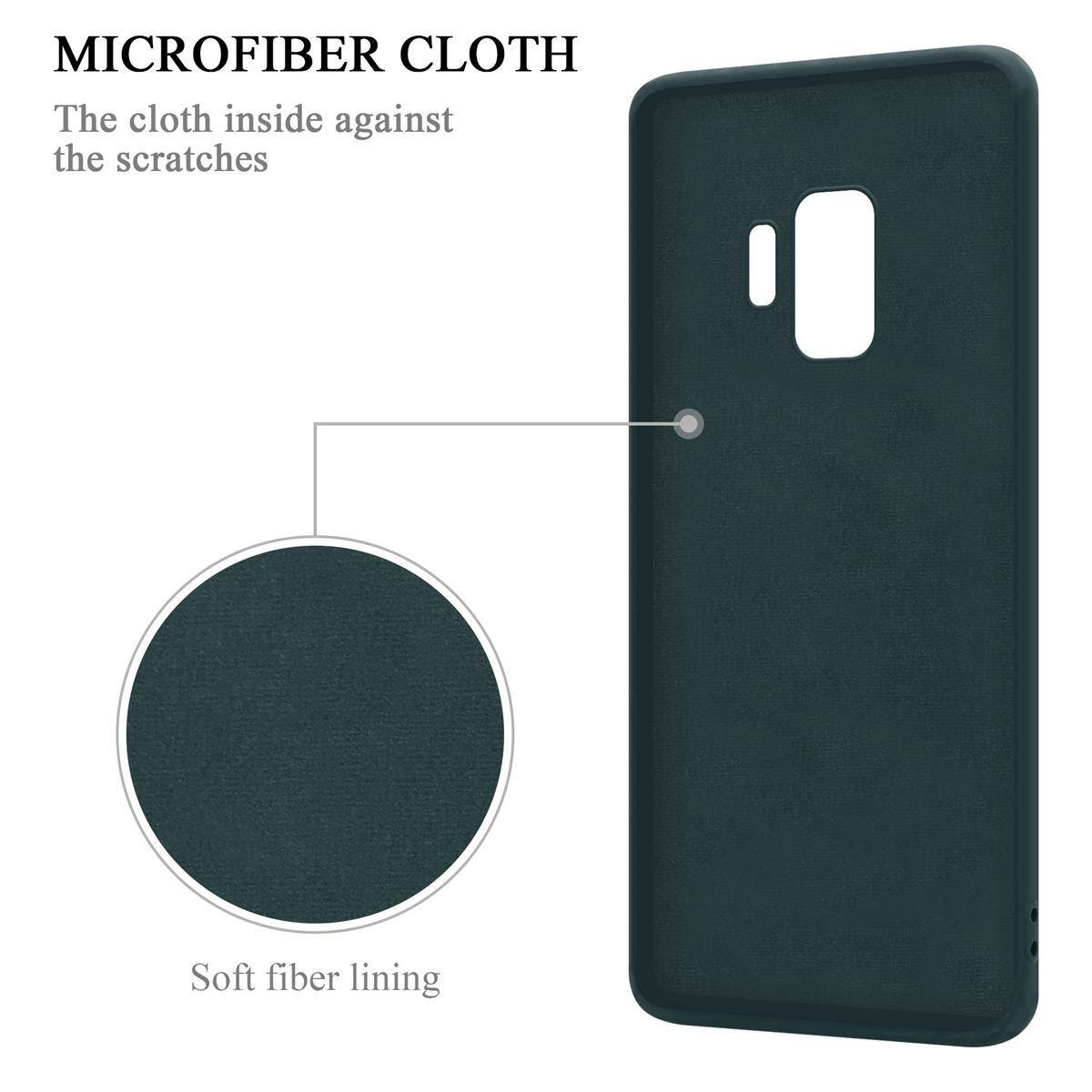 Cadorabo Hülle für Samsung Galaxy S9 Schutz Hülle in Grün Handyhülle TPU Etui Case Cover-4