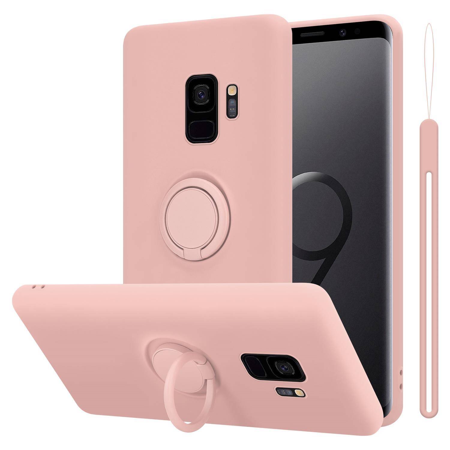 Cadorabo Hülle für Samsung Galaxy S9 Schutz Hülle in Rosa Handyhülle TPU Etui Case Cover-0