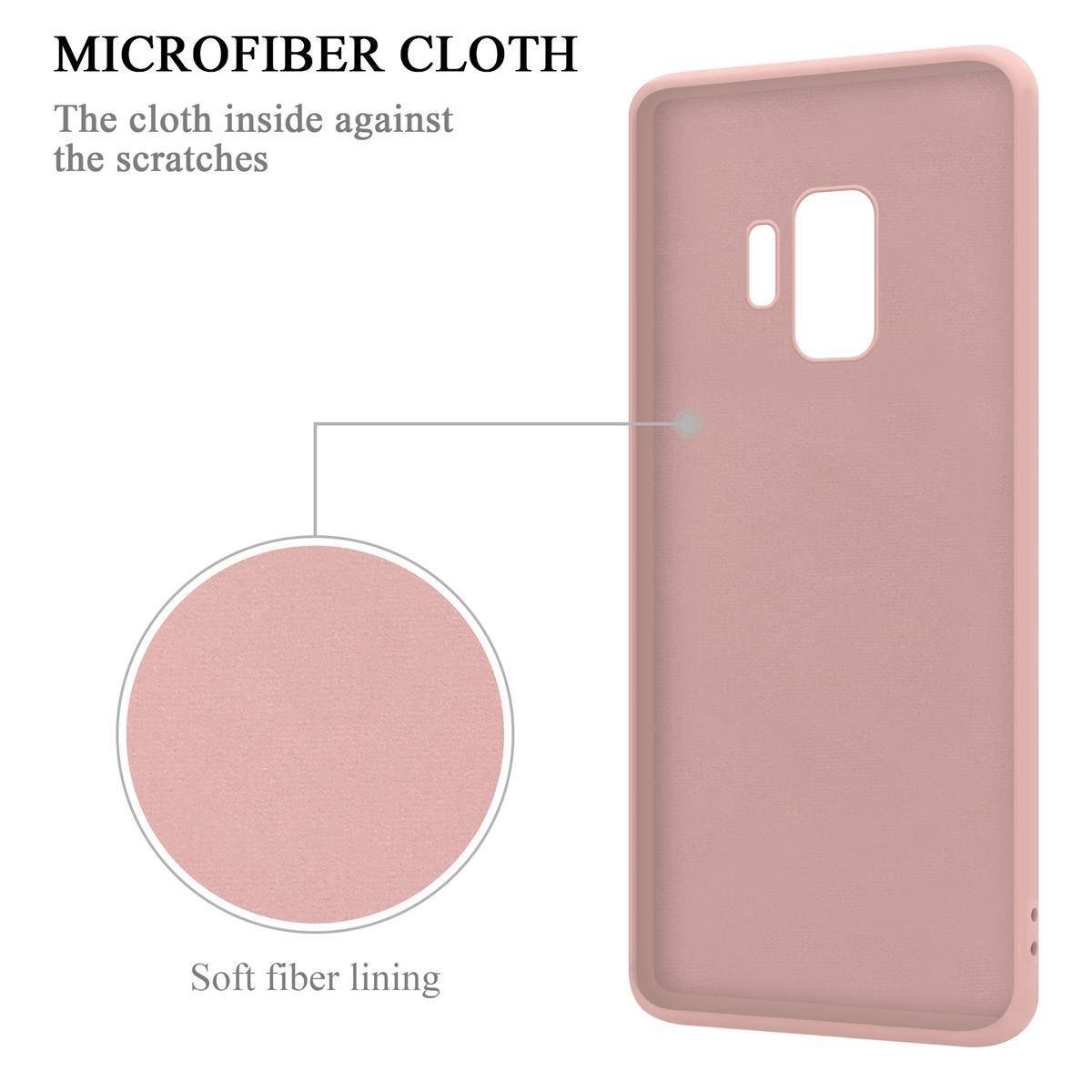 Cadorabo Hülle für Samsung Galaxy S9 Schutz Hülle in Rosa Handyhülle TPU Etui Case Cover-4