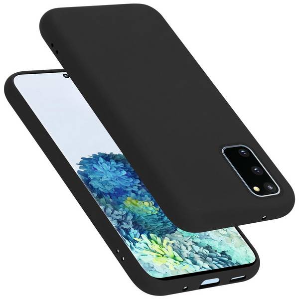 Cadorabo Schutzhülle für Samsung Galaxy S20 FE Hülle in Schwarz Handyhülle Case Cover TPU Etui