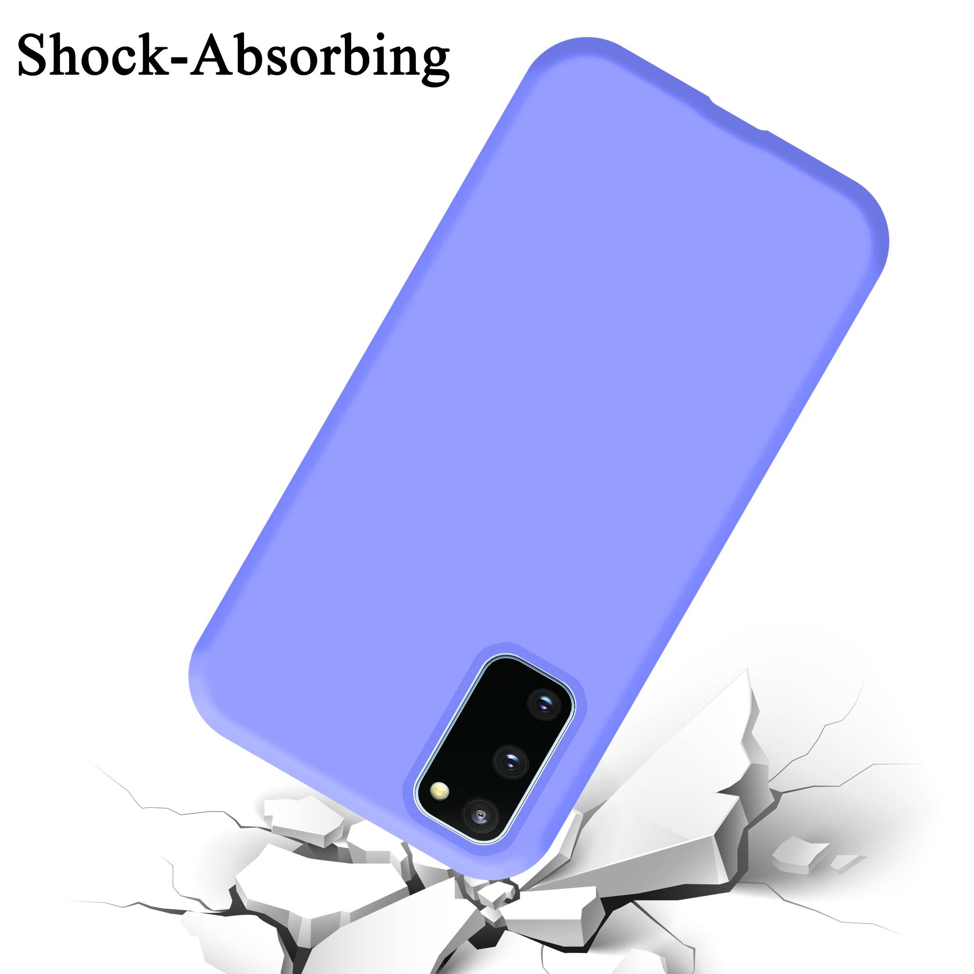 Cadorabo Schutzhülle für Samsung Galaxy S20 FE Hülle in Lila Handyhülle Case Cover TPU Etui-3