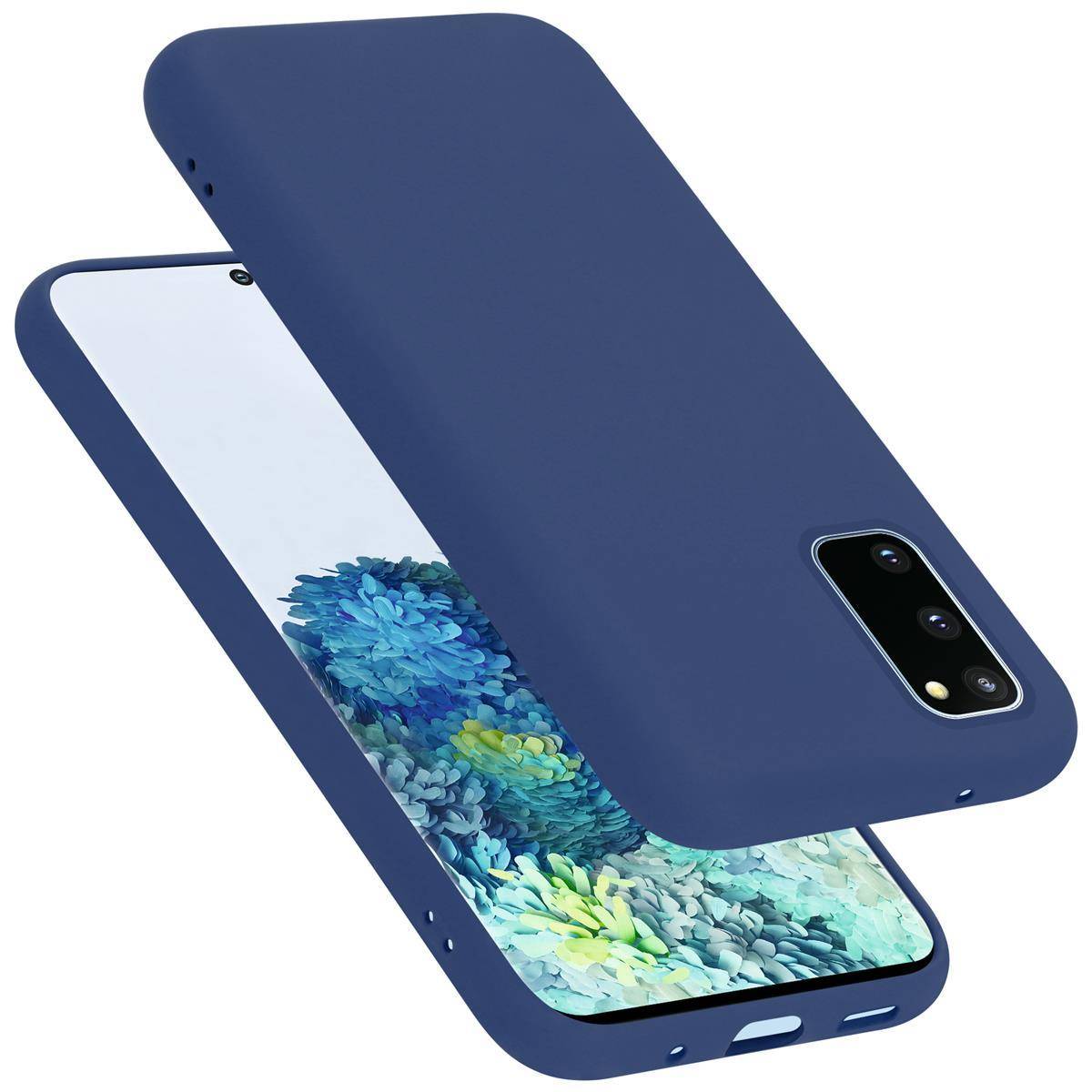 Cadorabo Schutzhülle für Samsung Galaxy S20 FE Hülle in Blau Handyhülle Case Cover TPU Etui-0
