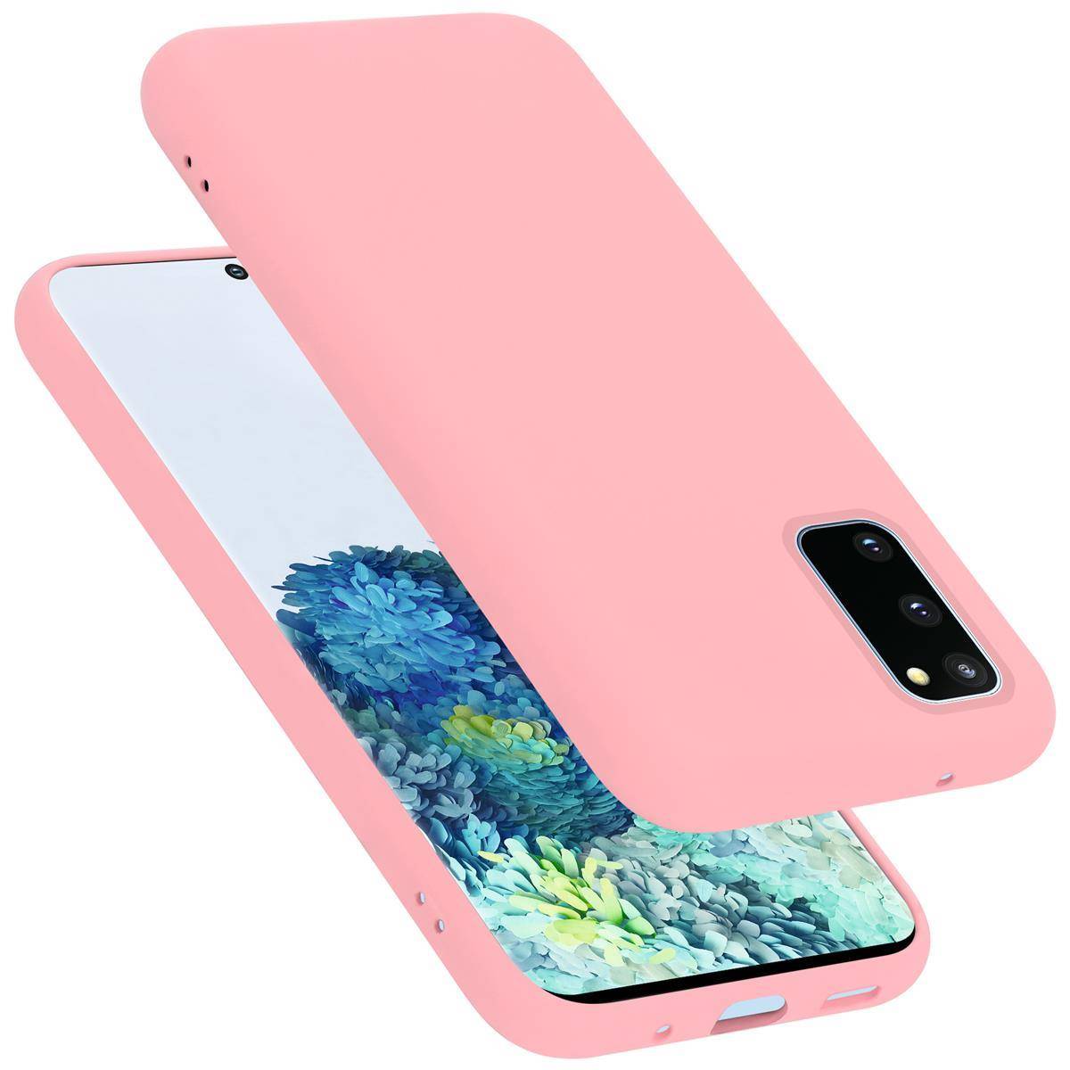 Cadorabo Schutzhülle für Samsung Galaxy S20 FE Hülle in Rosa Handyhülle Case Cover TPU Etui-0