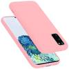 Cadorabo Schutzhülle für Samsung Galaxy S20 FE Hülle in Rosa Handyhülle Case Cover TPU Etui